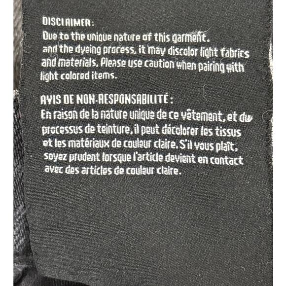 3 x 1 womens 25 High Rise Cora Straight leg Raw Hem Cropped Jeans Dark Grey - Picture 8 of 8